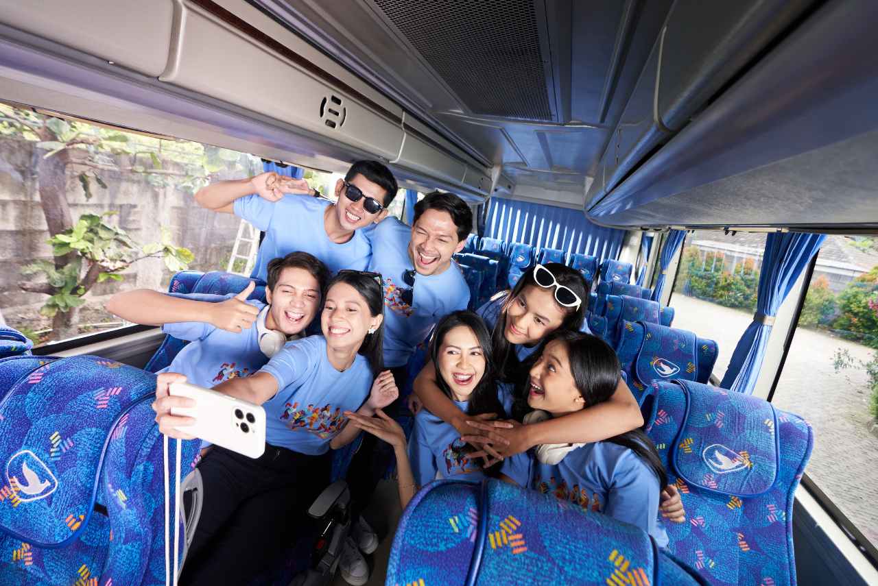 Bus untuk kebutuhan syuting